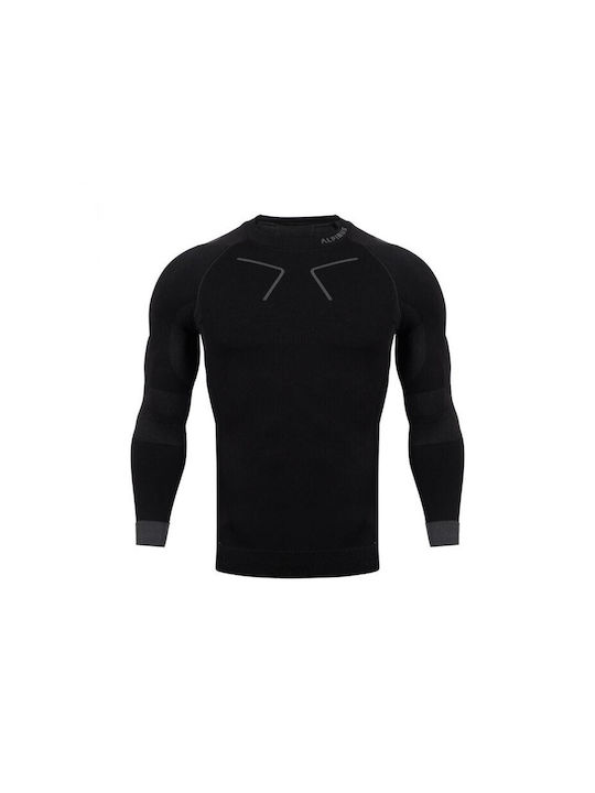 Alpinus Tactical Base Herren Thermo Langarmshirt Schwarz