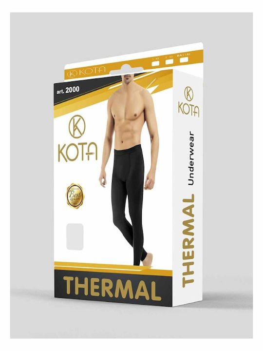 Kota Thermal 2000 Ανδρικό Ισοθερμικό Παντελόνι Μαύρο