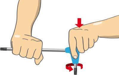 Unior Allen Wrench T Shaped with Head Size 10mm 193HX