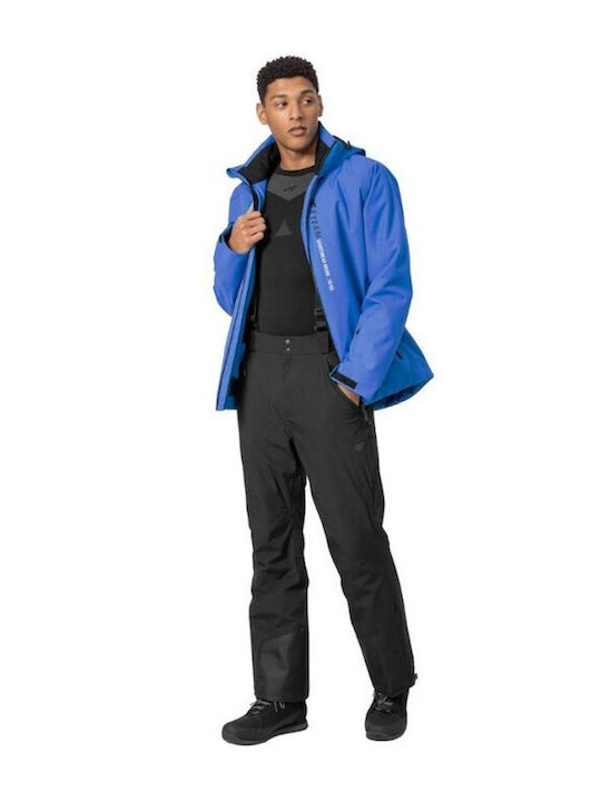 4F Men's Ski & Snowboard Jacket Blue H4Z22-KUMN003-36S