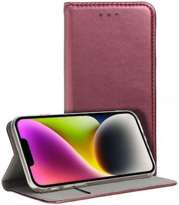 Forcell Magnet Wallet Δερματίνης Burgundy (Galaxy A52 / A52s)