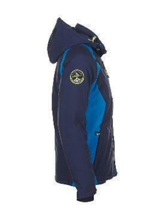Peak Mountain Cabik 15-00198 Ανδρικό Μπουφάν για Σκι & Snowboard Μπλε
