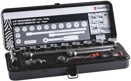 Wurth Set Ratchet 3\8" 16pcs