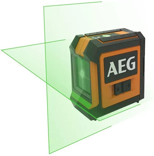 AEG Tools CLG 220 Έκδοση Κ Αυτορυθμιζόμενο Γραμμικό Αλφάδι Laser Πράσινης Δέσμης με Εύρος Εργασίας 20m