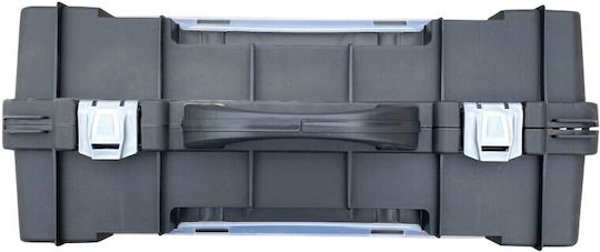 Helix Hand Tool Case Plastic with Tobacco Case and Foam Dimensions: W58xD34xH24cm