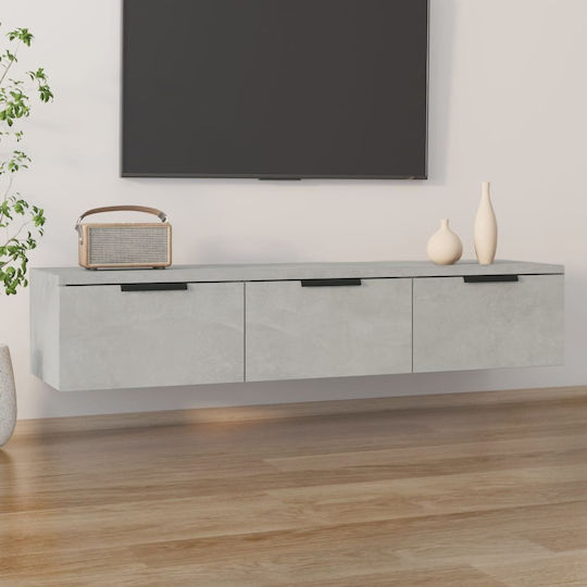 vidaXL TV-Ständer Grau M102xP30xH20cm