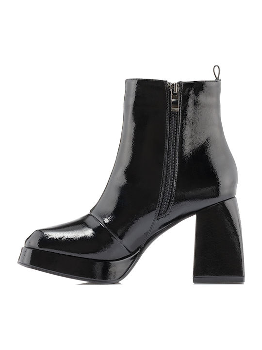 Ghete Dama Ankle Boots din Lac Negru