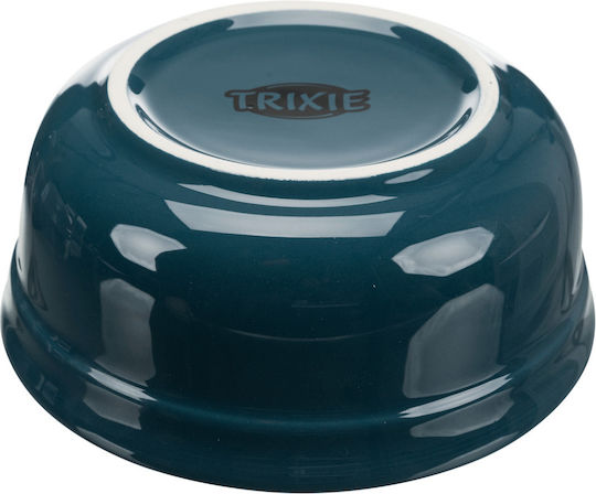Trixie Eat On Feet Ceramic Bowl Food & Water for Dog & Cat with Base 250ml 13cm in Gray Color 2pcs