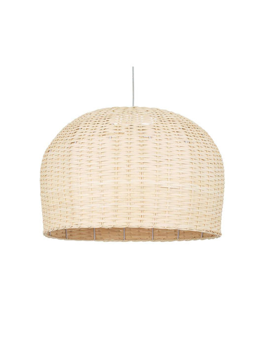 GloboStar Hängelampe Beige Boho Glocke 50cm.