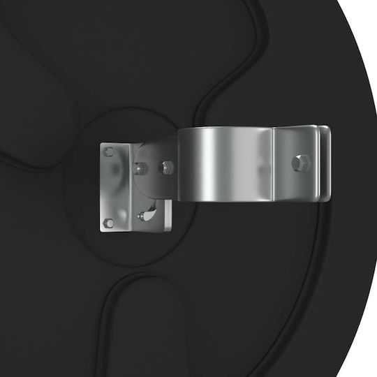 vidaXL Traffic Mirror Black