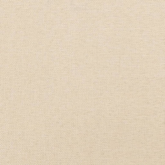 vidaXL Fabric Bed Headboard Cream 100x78cm