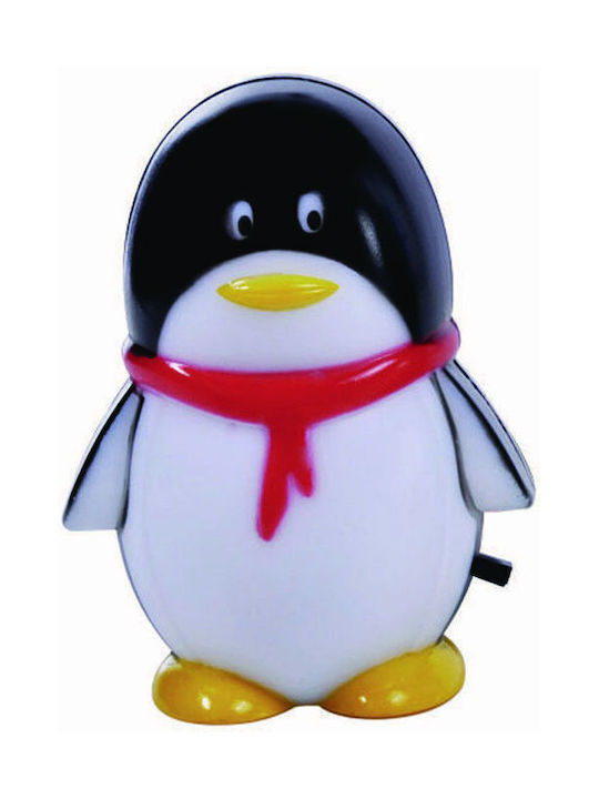 Spot Light Led Παιδικό Διακοσμητικό Φωτιστικό Penguin Κίτρινο