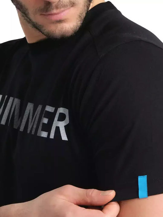 T-shirt Μαύρο