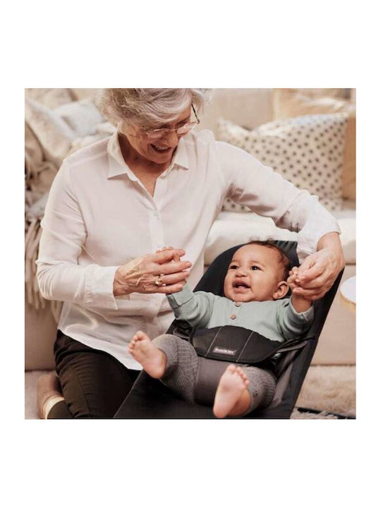 BabyBjorn Χειροκίνητο Relax Μωρού Balance Soft Black/Dark Grey για Παιδί έως 13kg