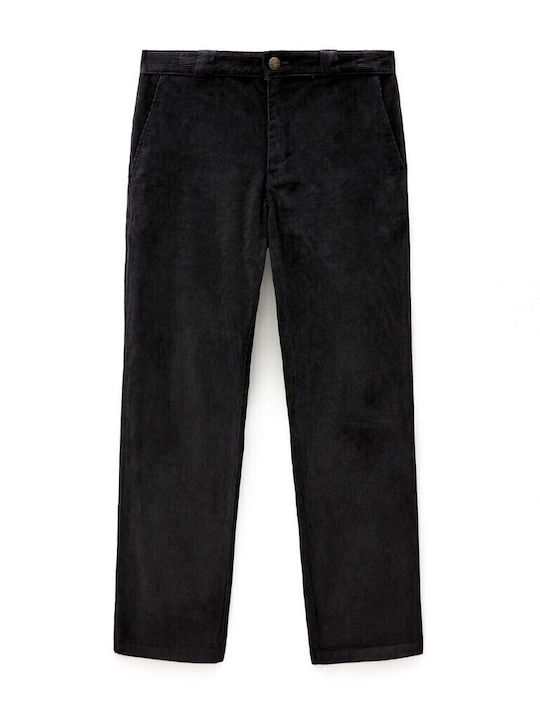 Trousers in Slim Fit Black