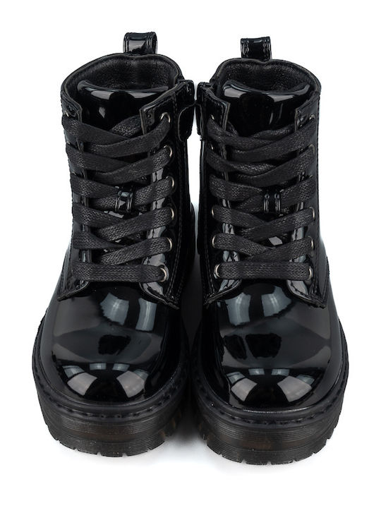 Elinor Kids Boots with Zipper Black