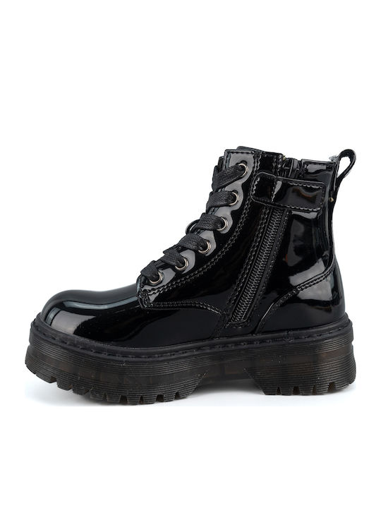 Elinor Kids Boots with Zipper Black