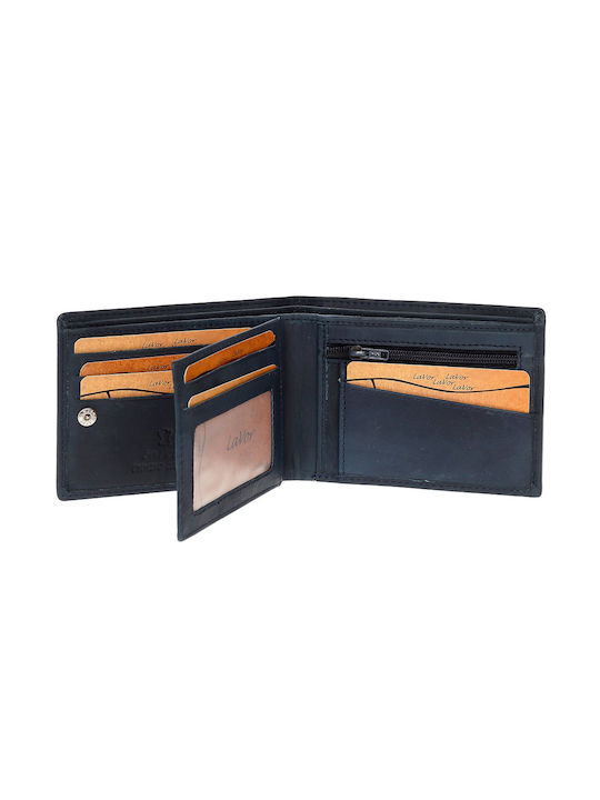 Lavor Men's Leather Wallet Blue