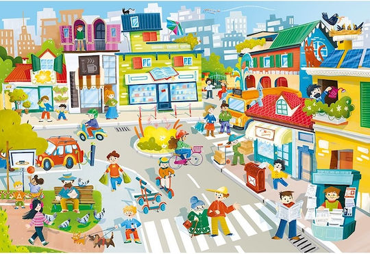 Kids Puzzle Eco City for 3++ Years 48pcs Ludattica