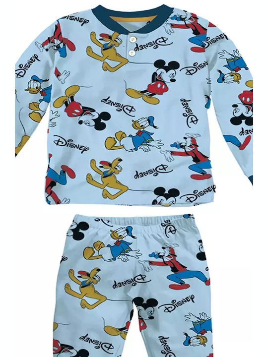 ΒΡΕΦΙΚΗ ΒΑΜΒΑΚΕΡΗ ΠΥΖΑΜΑ DISNEY DY32P8994 CYAN