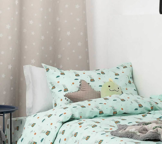 Palamaiki Kids Duvet Single My Kingdom MK747 Green 160x240cm Palamaiki Kids Duvet Single My Kingdom MK747 Green 160x240cm