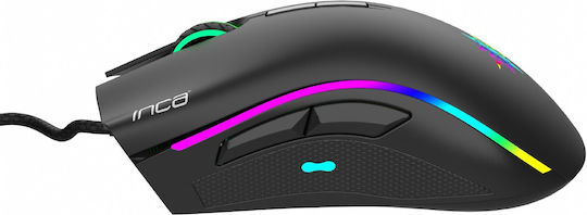 Inca IMG-349 RGB Gaming Mouse 6400 DPI Black