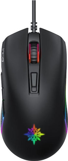 Inca IMG-GT14 RGB Gaming Mouse 3600 DPI Black