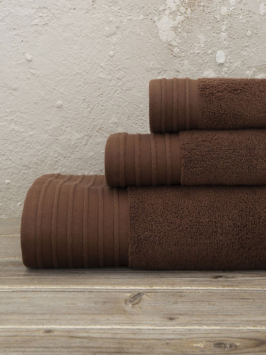 Nima Hand Towel Feel Fresh 30118 40x60cm. Warm Brown Weight 500gr/m²