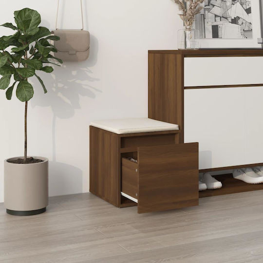 Scaune Camera de zi Cu spațiu de depozitare Lemn Brown Oak 40.5x40x40buc