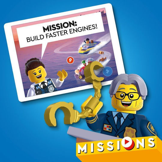 LEGO Lego City Водна Полицейска Детективска Мисия за 6+ Години 278 Бройки