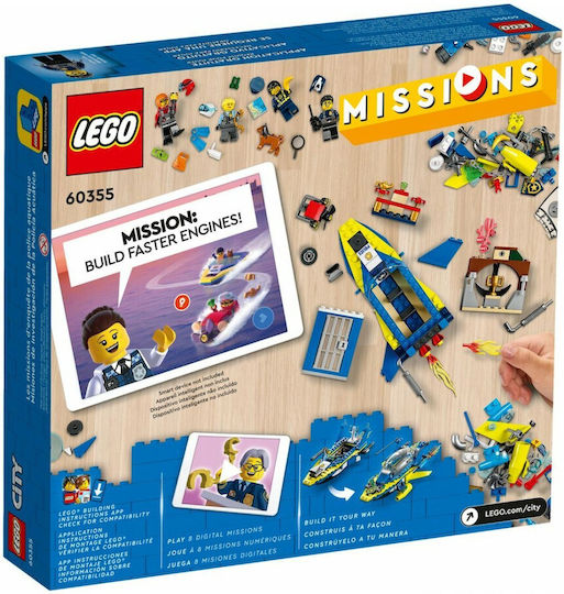 LEGO Lego City Водна Полицейска Детективска Мисия за 6+ Години 278 Бройки