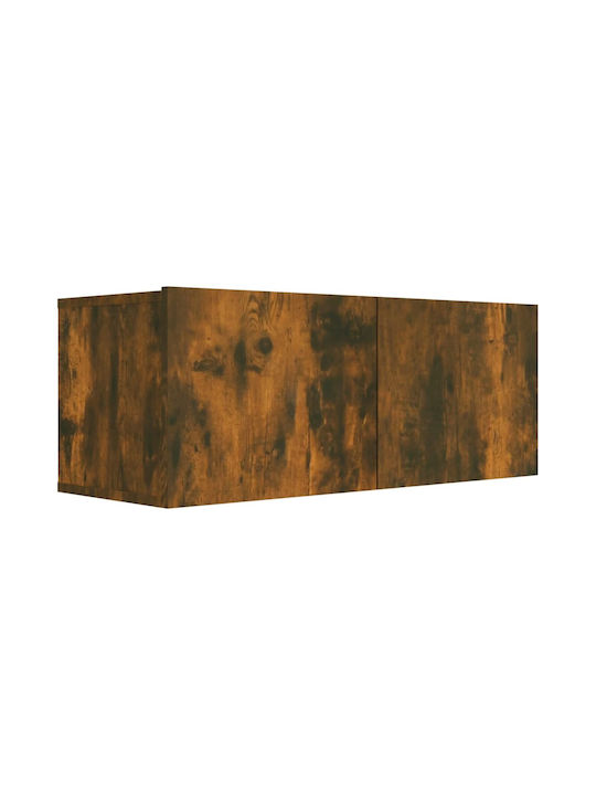 Living Room TV Unit Smoked Oak 6pcs L80xW30xH30cm