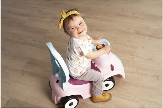 Smoby Maestro Αυτοκινητάκι Ride On με Χειρολαβή για 12+ μηνών Ροζ