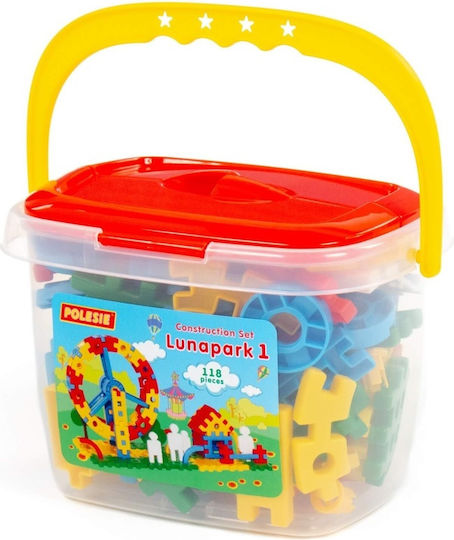 Polesie Bausteine Lunapark Construction Set für 3+ Jahre alt Jahre 118Stück