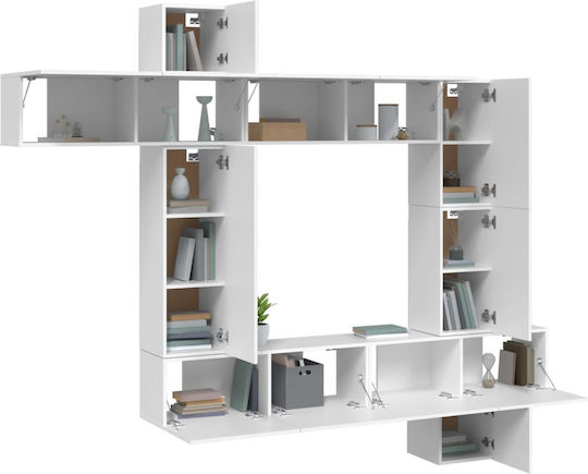 Living Room TV Unit Λευκό L100xW30xH30cm