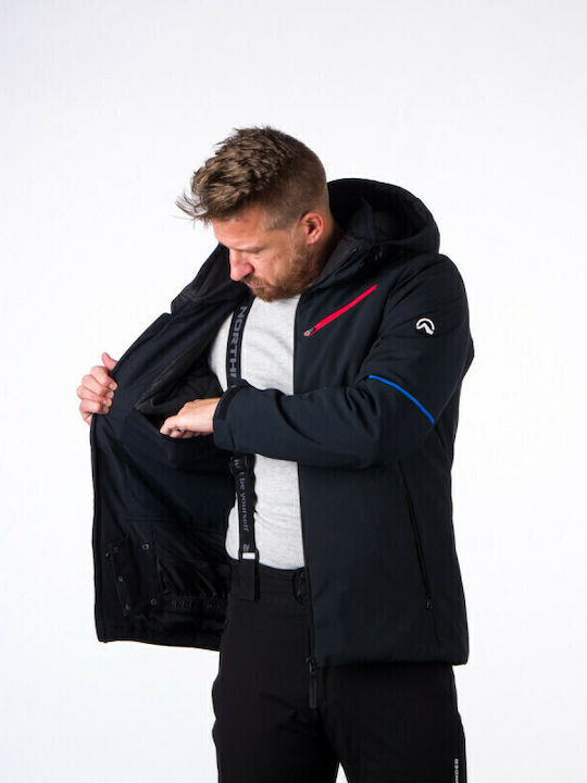 Northfinder Clayton BU-3922SNW-269 Ανδρικό Μπουφάν για Σκι & Snowboard Μαύρο