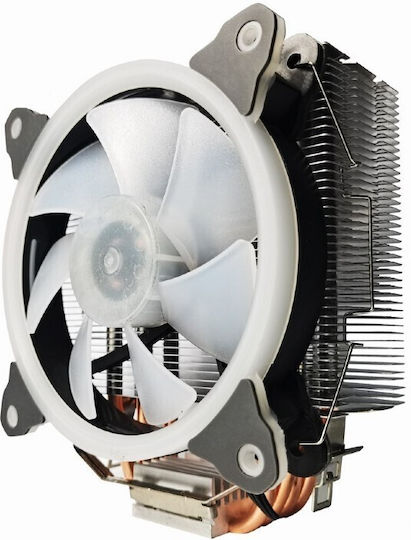 Gembird CPU-HURACAN-ARGB-X130 Ψύκτρα Επεξεργαστή για Socket 115x/1200/775 με ARGB Φωτισμό