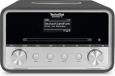 Technisat Digitradio 586 Tabletop Radio Rechargeable DAB+ with Bluetooth and USB Silver