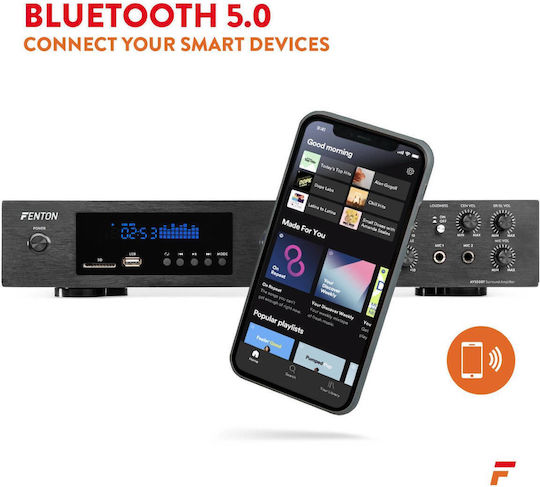 Fenton Ενισχυτής Karaoke AV550BT 103.230 Μαύρος