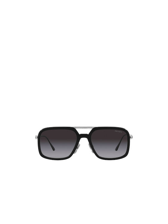 Prada Men's Sunglasses with Black Frame and Black Gradient Lenses PR57ZS 1AB09S
