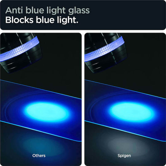 Spigen EZ Fit GLAS.tR Antiblue Закалено стъкло 2бр (iPhone 12 Pro Max) AGL01794