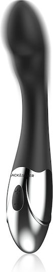 Dream Love Black & Silver Kilian Vibrator G-Spot Stimulating Vibe 20cm Black