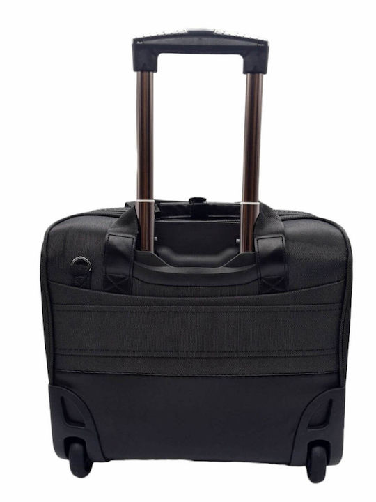 Mcan Underseat-Business 40/20 Cabin Hard Black Suitcase With 2 Wheels Height 34cm