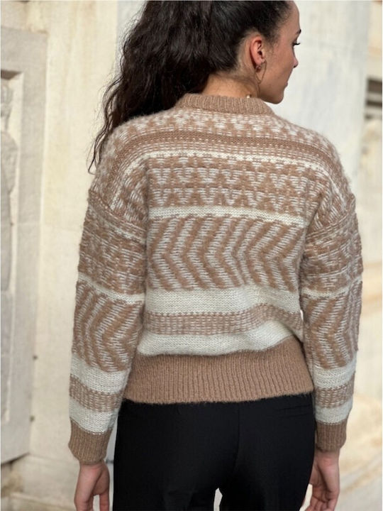 Only Women's Long Sleeve Sweater Tannin