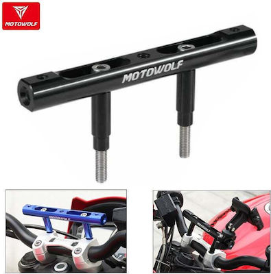 Motowolf MDL 3521 Bar for Mount Phone Motorcycle Black