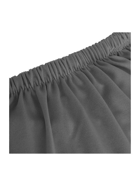 vidaXL Elastic Cover for Three Seater Sofa Charcoal 1pcs 332938