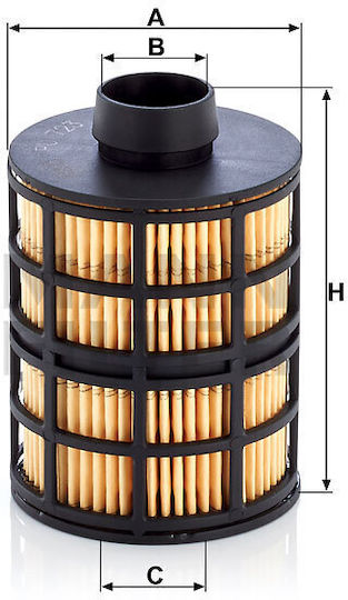 Mann Filter Φίλτρο Πετρελαίου για Citroen Jumper / Fiat Multipla-Panda-Ducato / Opel Agila-Corsa PU723X