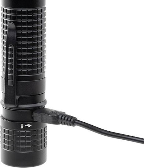 Niteize Rechargeable Flashlight LED with Maximum Brightness 713lm Inova T7R Rech CR123 Black