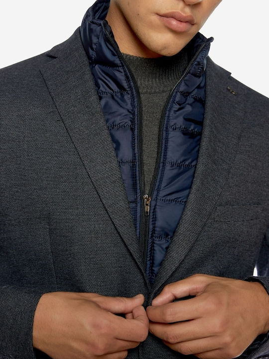 Men's Winter Suit Jacket Regular Fit raf grey/blue