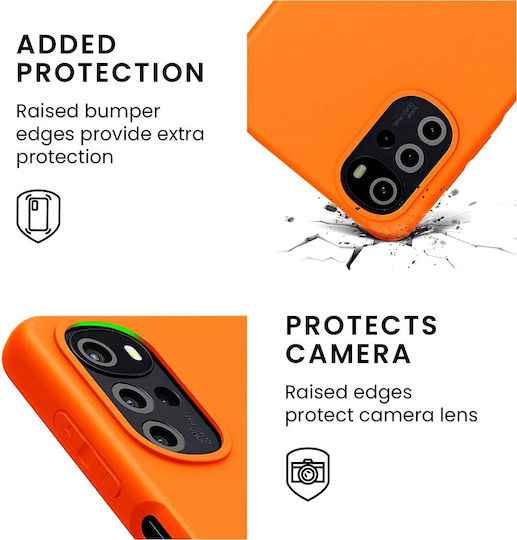 KWmobile Задна корица Силикон 1.3мм Fruity Orange (Moto G22)